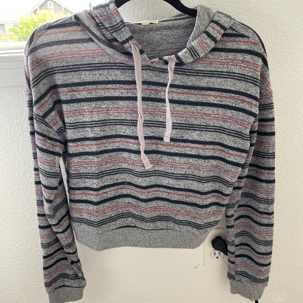 Inspired Hearts Grey Hoodie Small